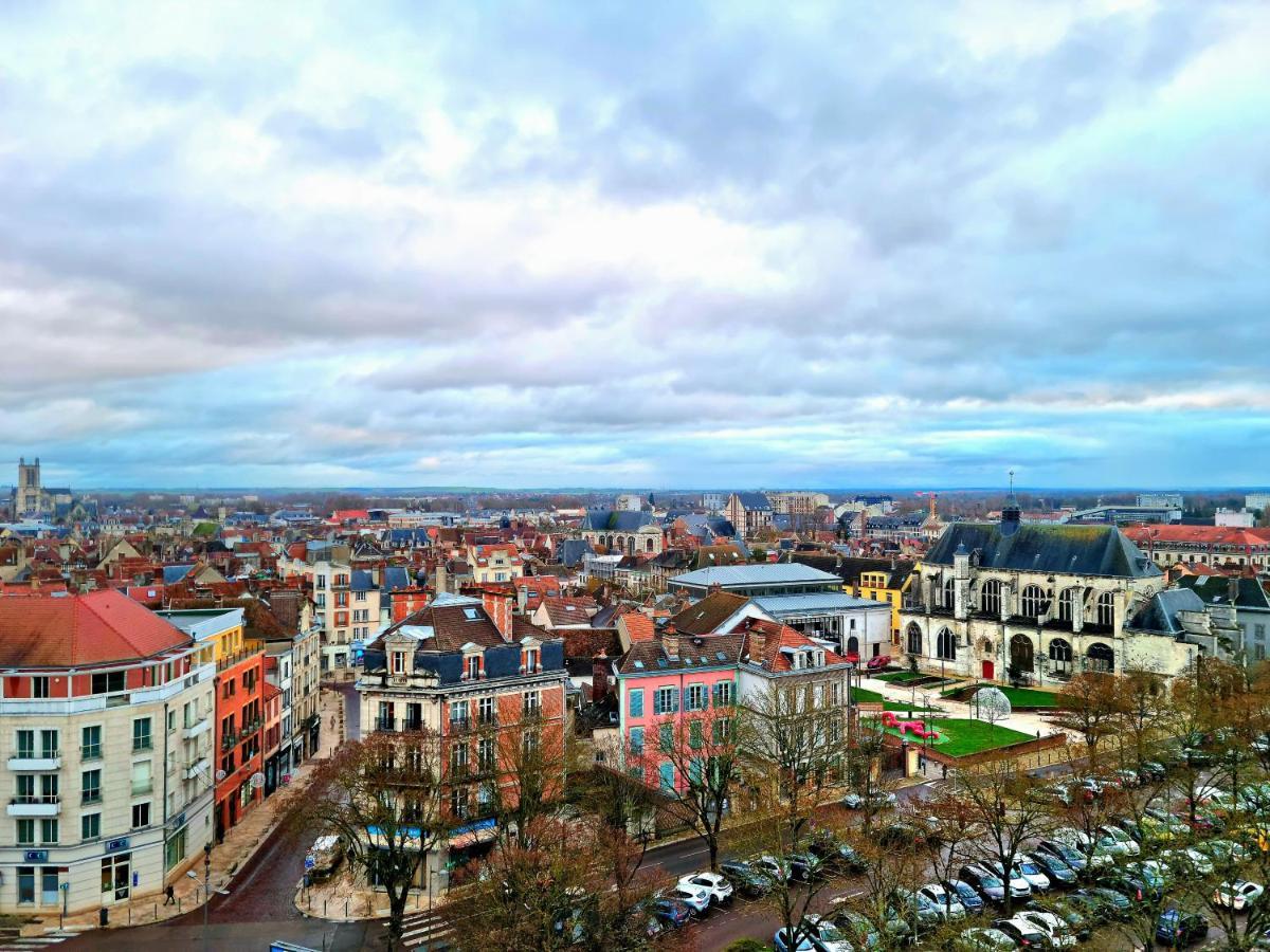 Le Perchoir, High-End & Panoramic View Lejlighed Troyes Eksteriør billede