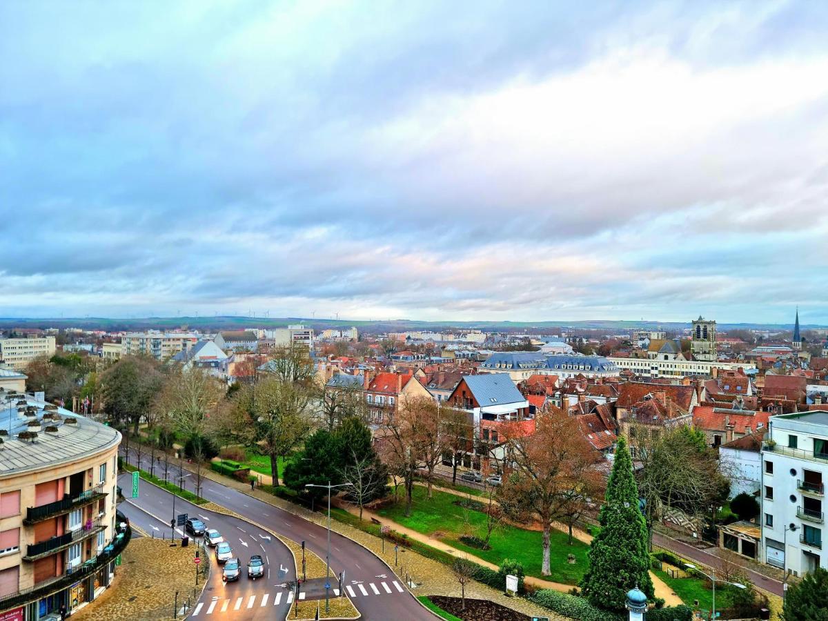 Le Perchoir, High-End & Panoramic View Lejlighed Troyes Eksteriør billede