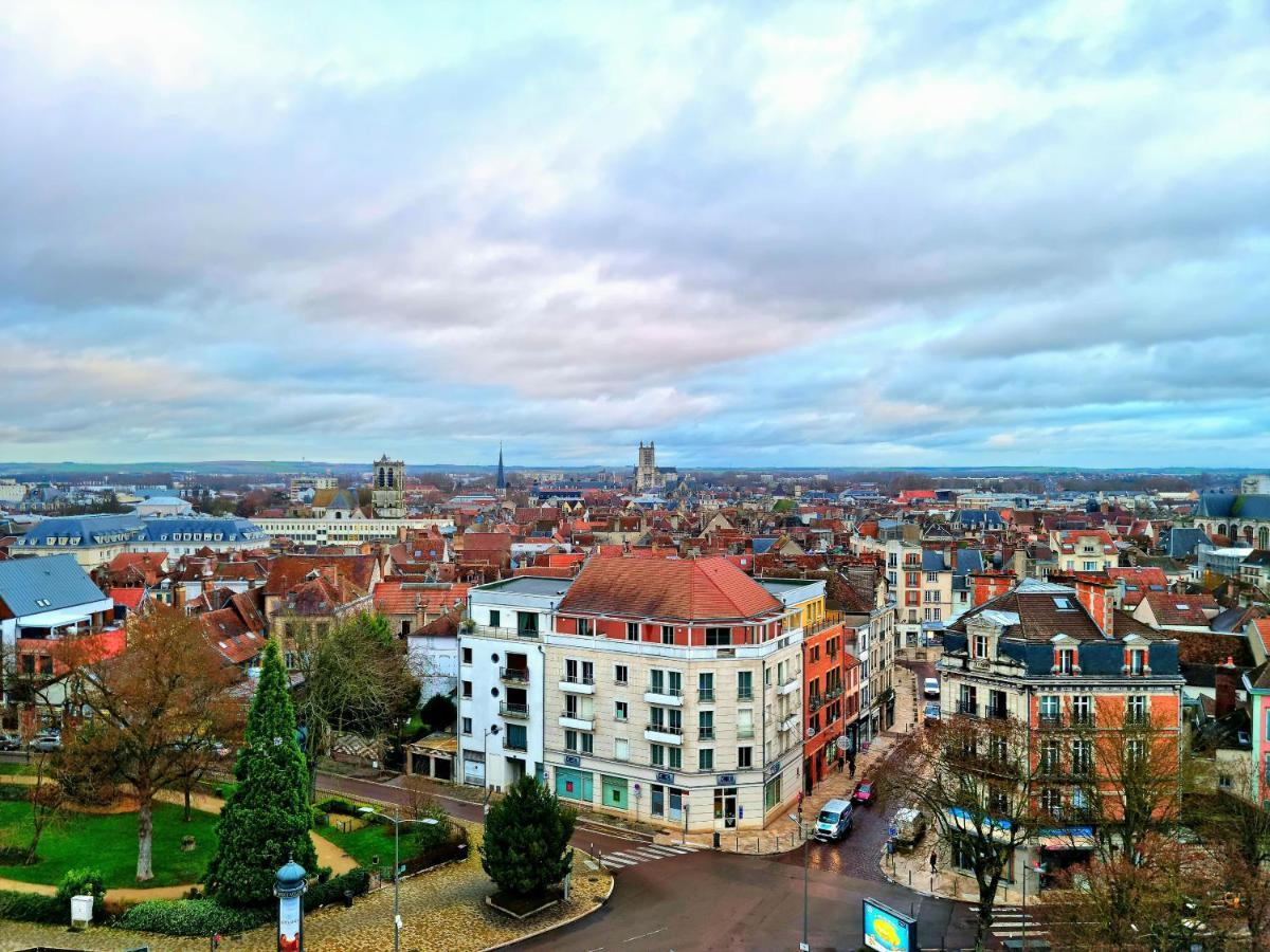 Le Perchoir, High-End & Panoramic View Lejlighed Troyes Eksteriør billede