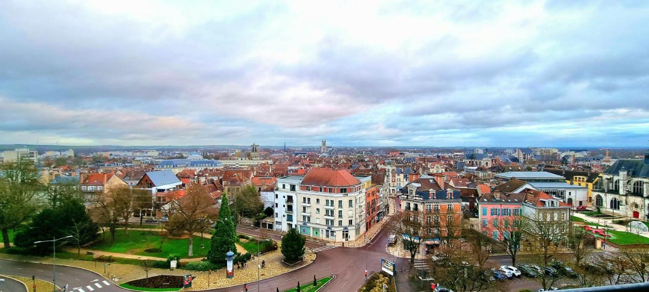 Le Perchoir, High-End & Panoramic View Lejlighed Troyes Eksteriør billede